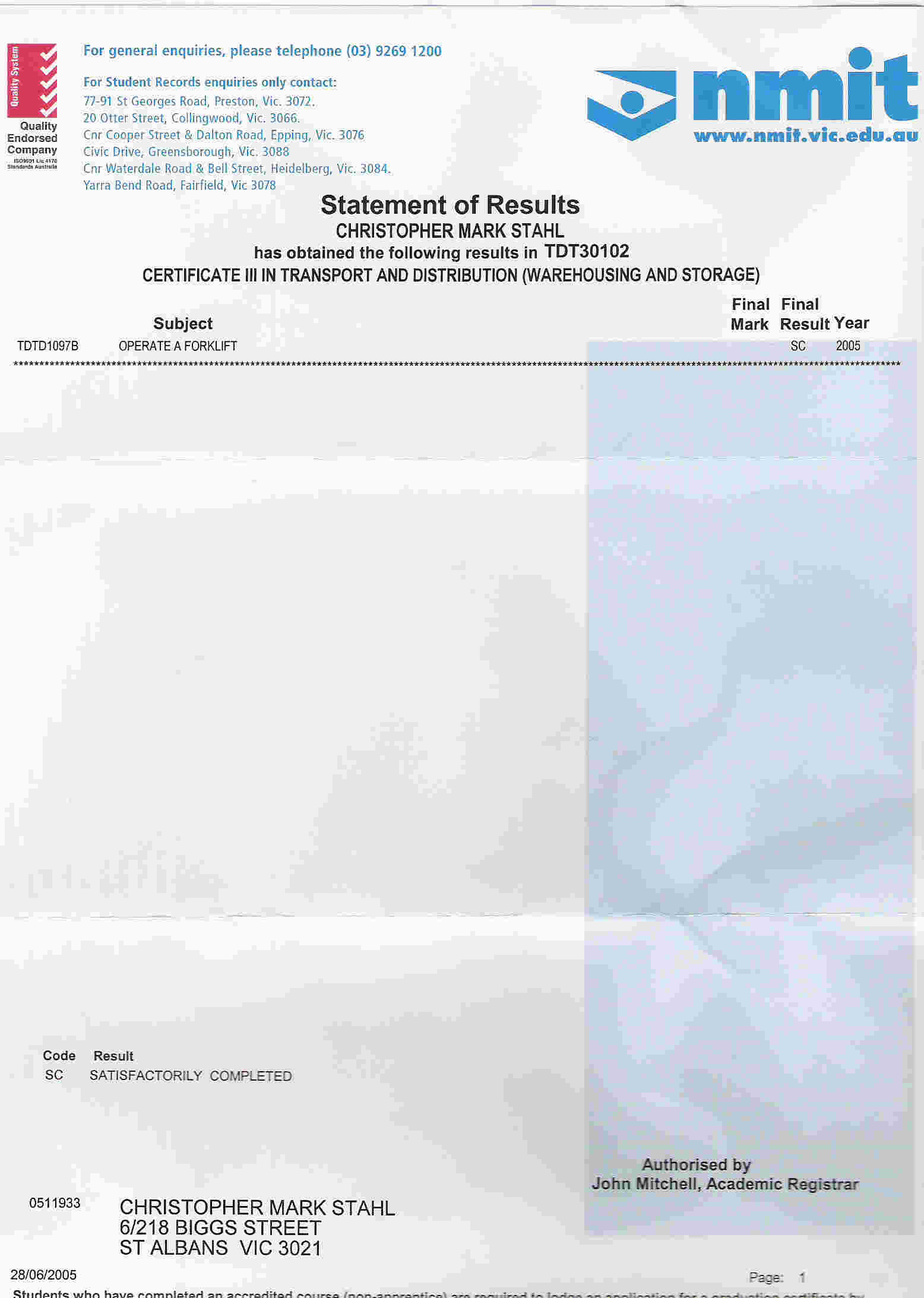 Transport & Distribution